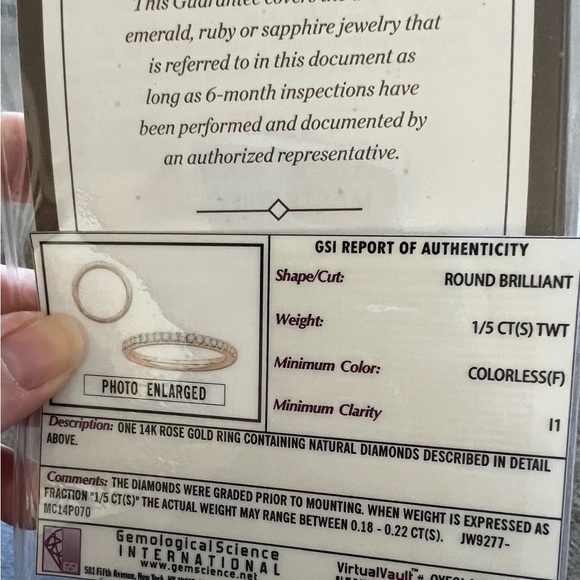 Wedding Ring set. 14k rose gold ** Serious inquiries only** - Picture 3 of 6